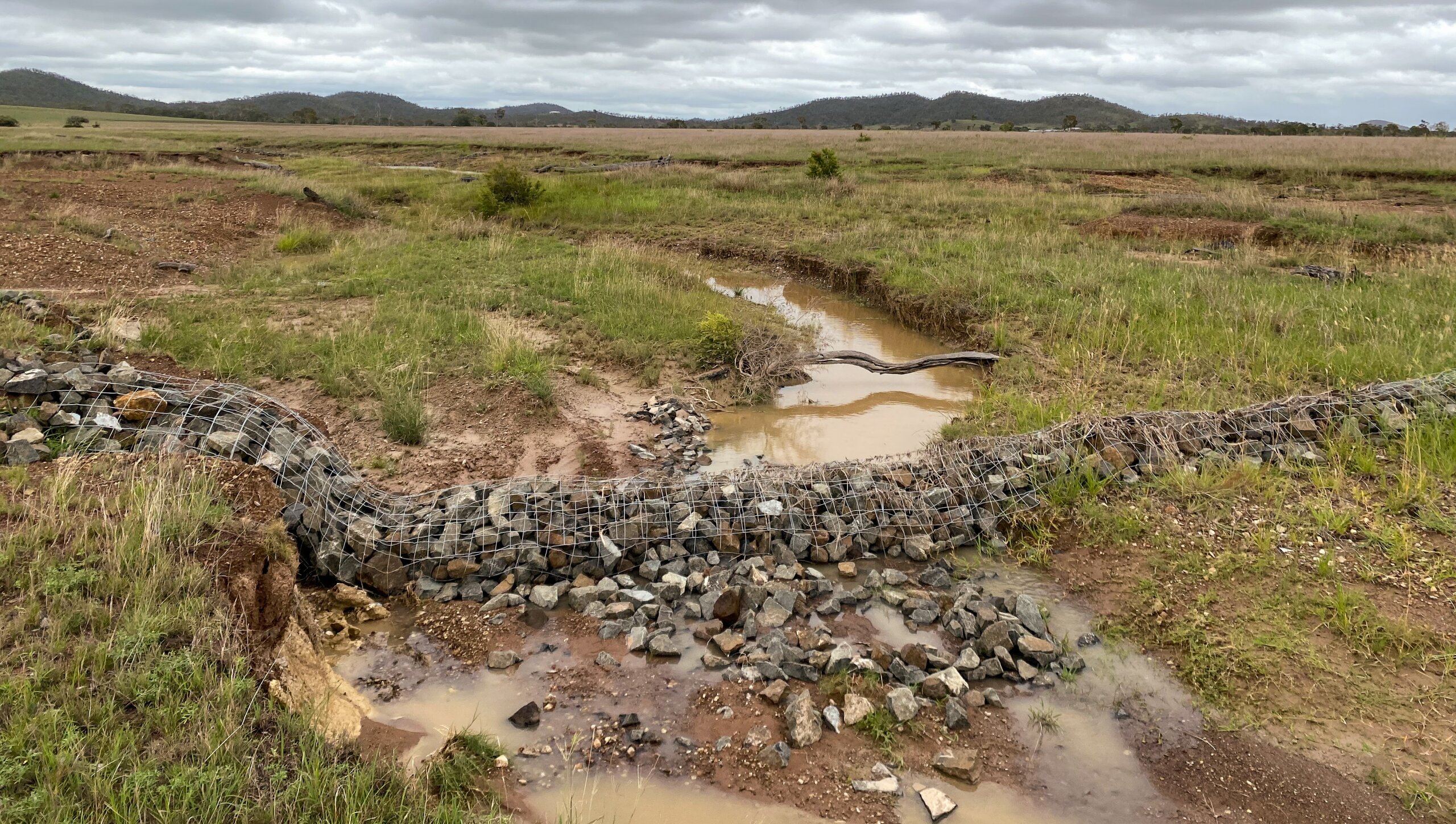 Gully after completion in 2021