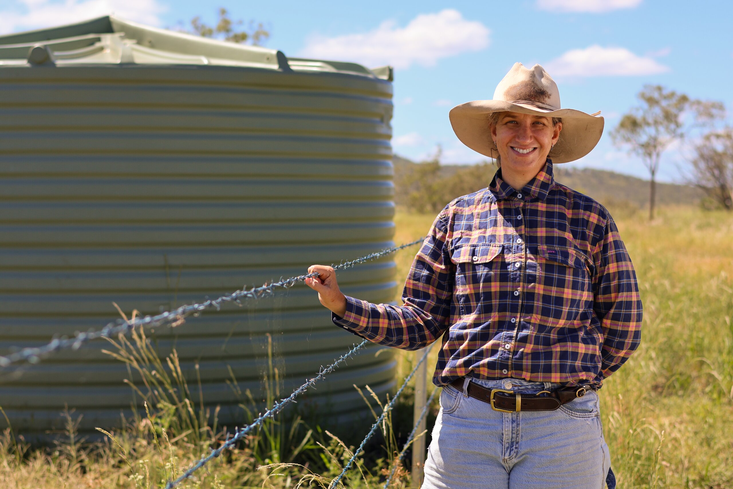 Central Queensland land manager Byrony Tramacchi at The Pocket