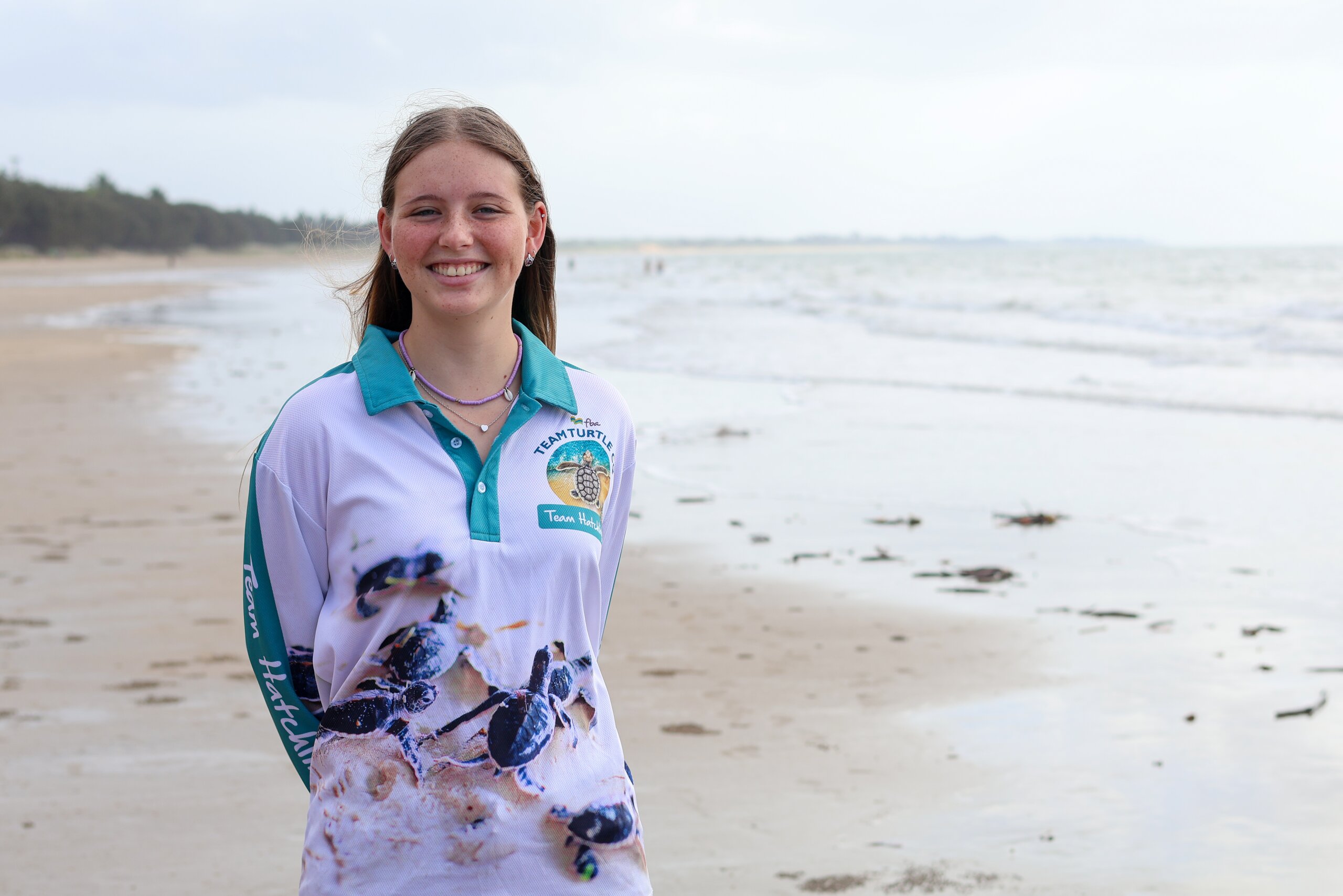 FBA Team Hatchlings volunteer Lily Davies.