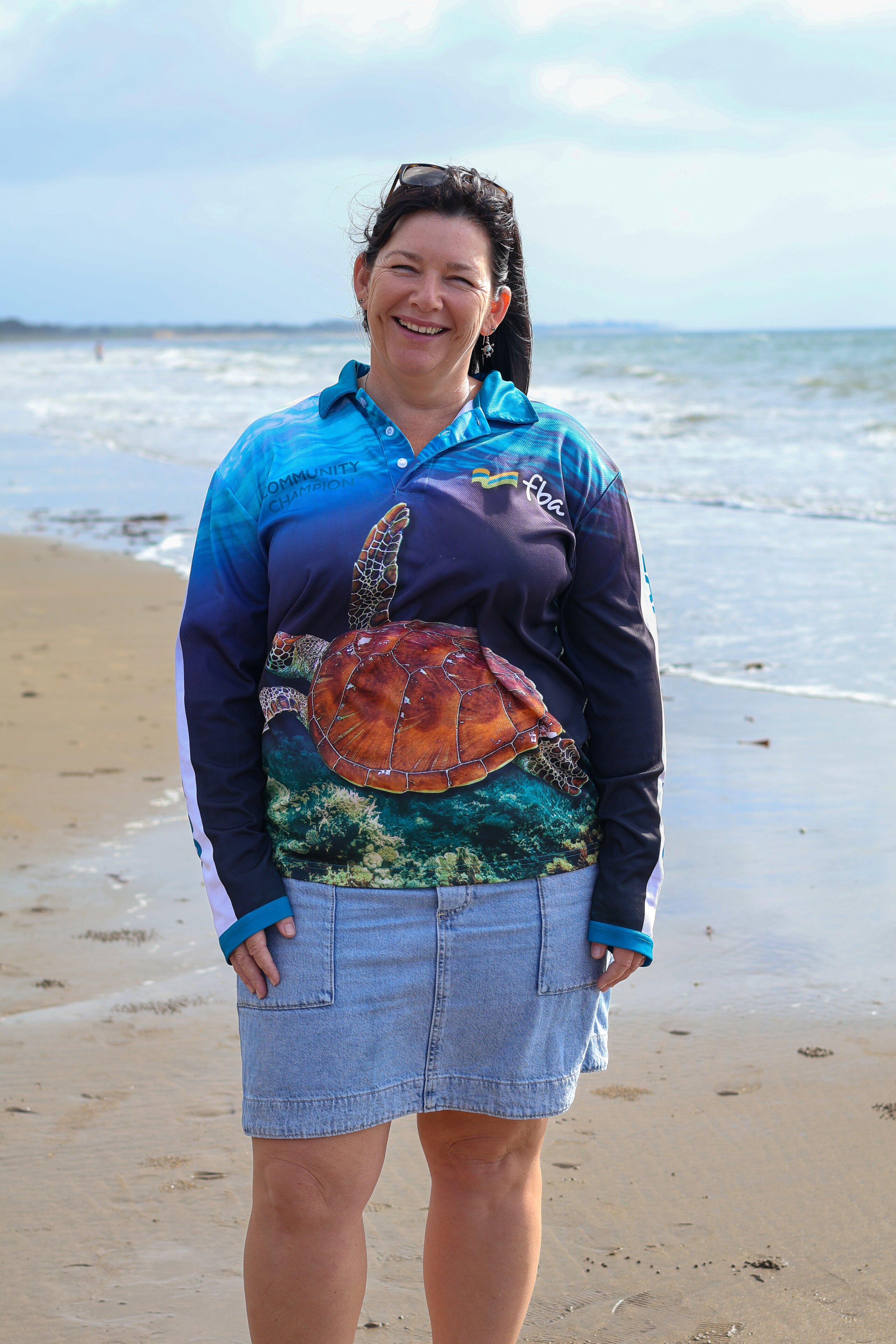 FBA Project Officer and Team Turtle CQ volunteer Tonya Wilson.