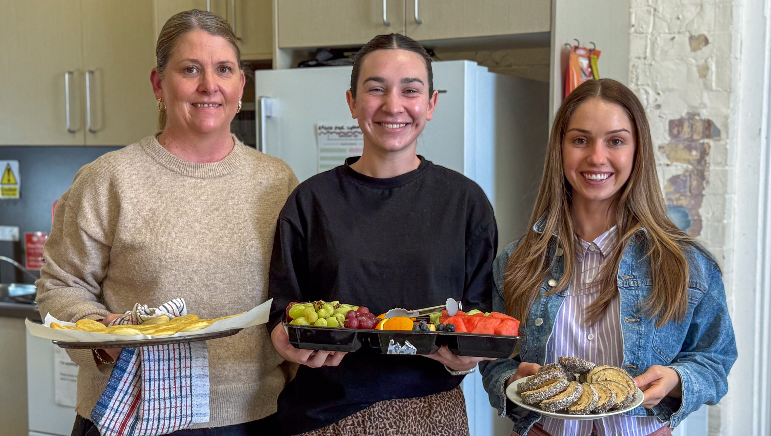 FBA staff preparing for an internal event