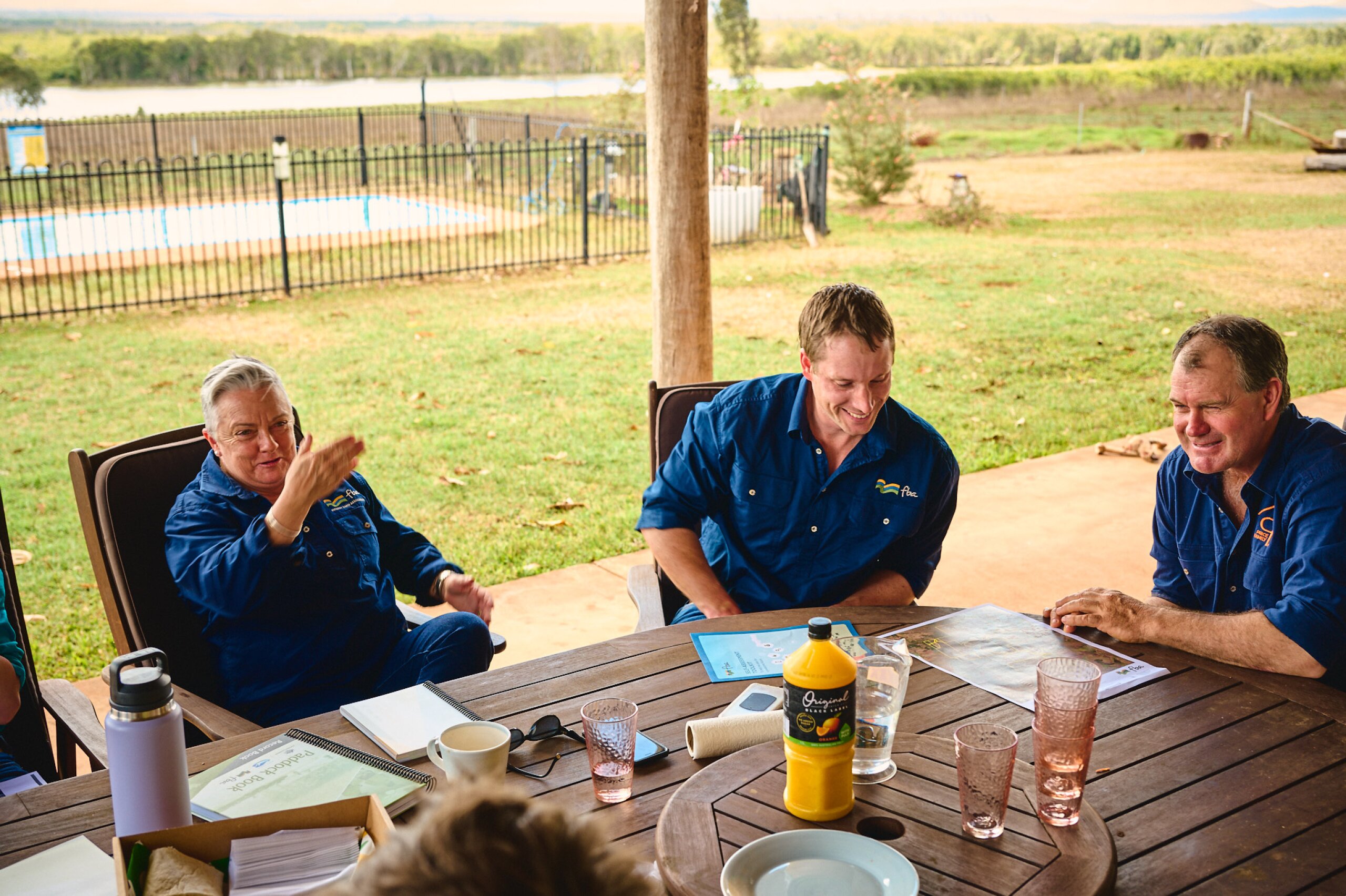 FBA staff discussing land management