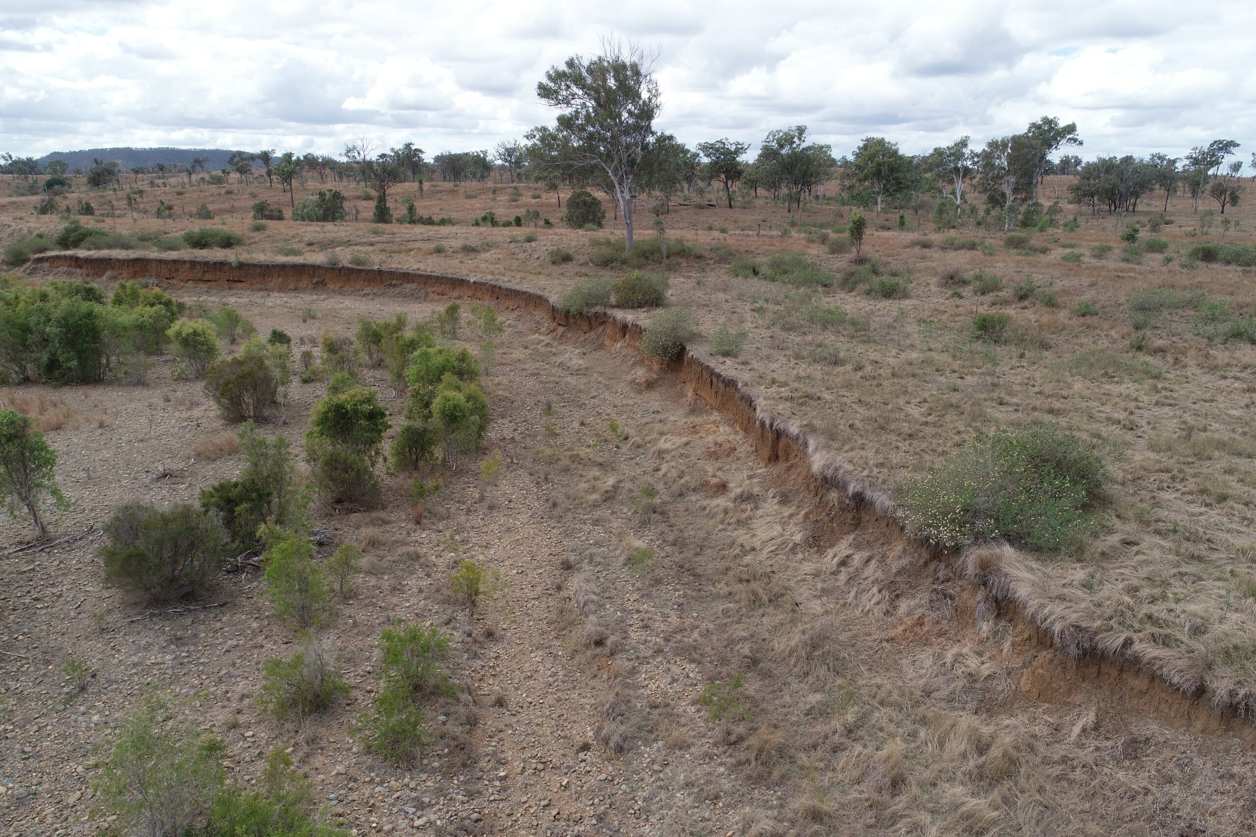 Six Mile Creek before work commenced 2023