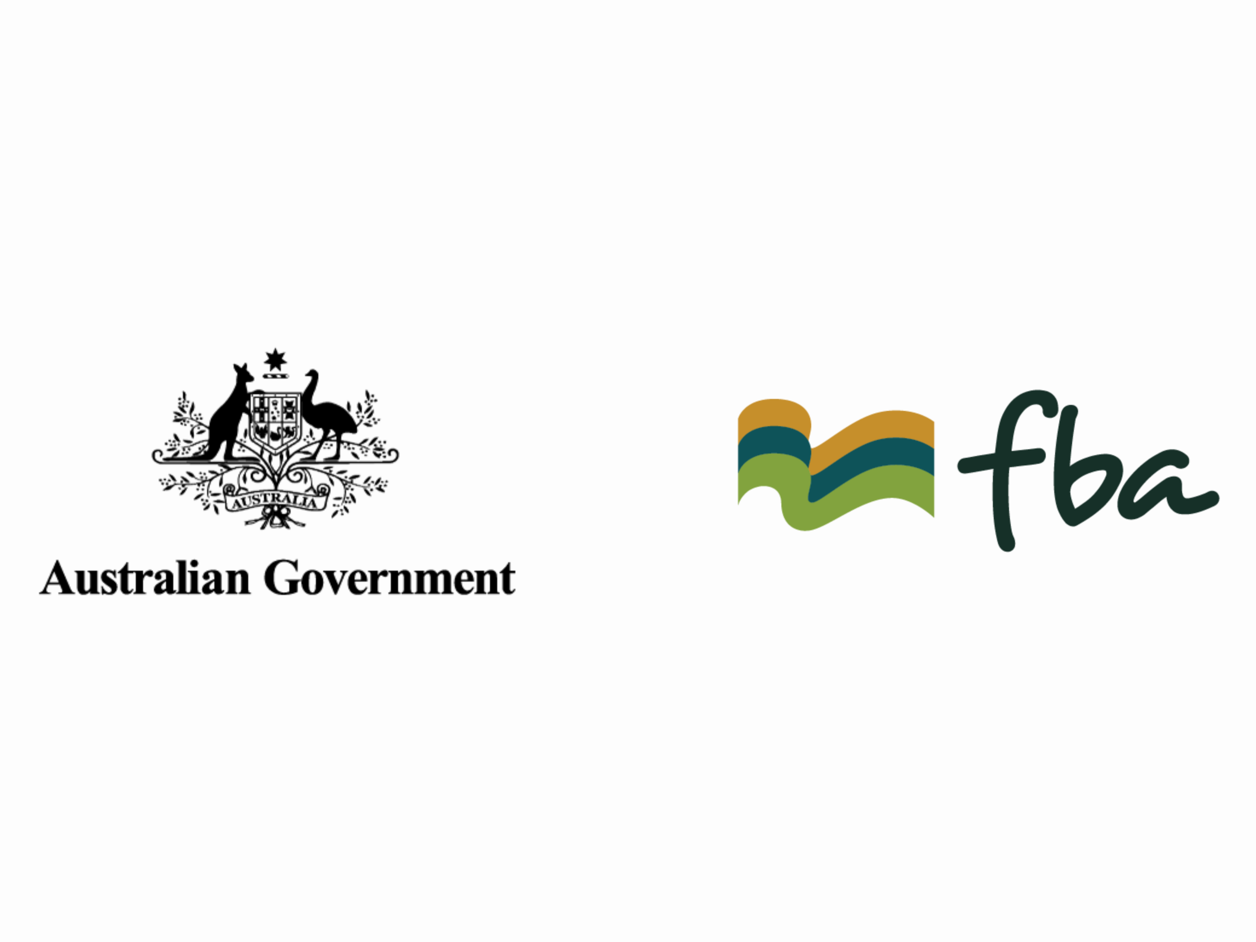 Australian Government and FBA logos