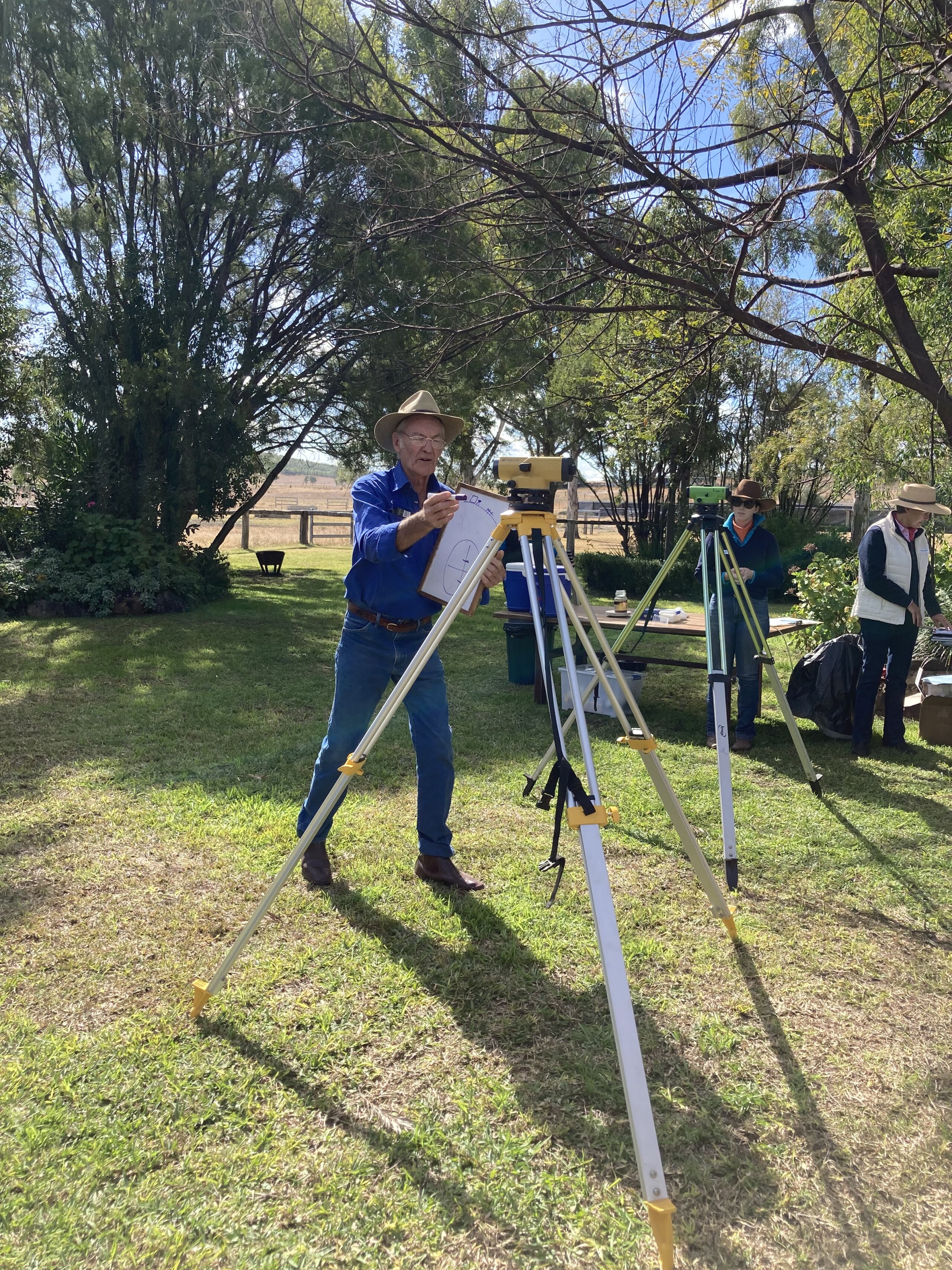 Darryl Hill holding a workshop for land managers