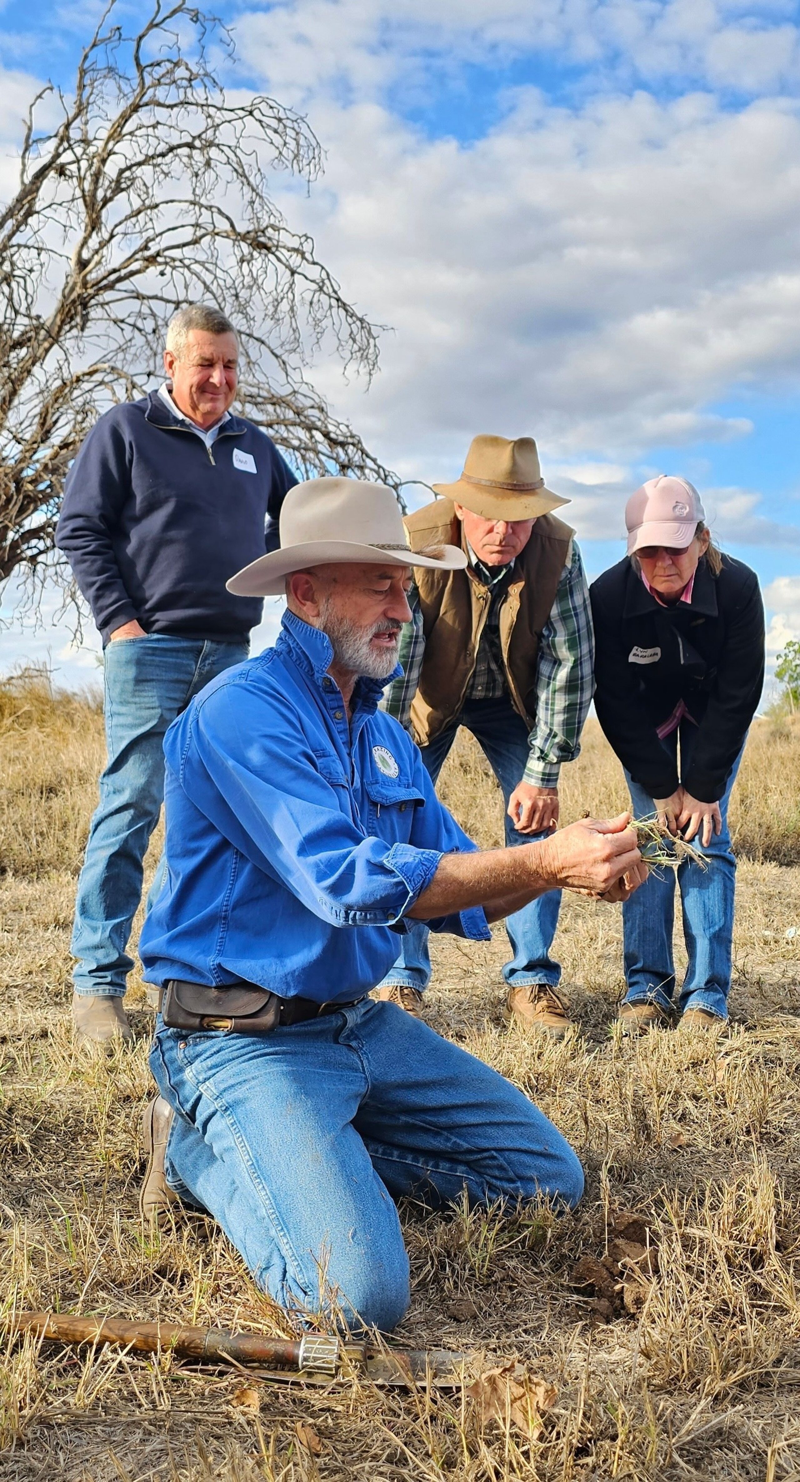 Dick Richardson during Grazing Naturally event