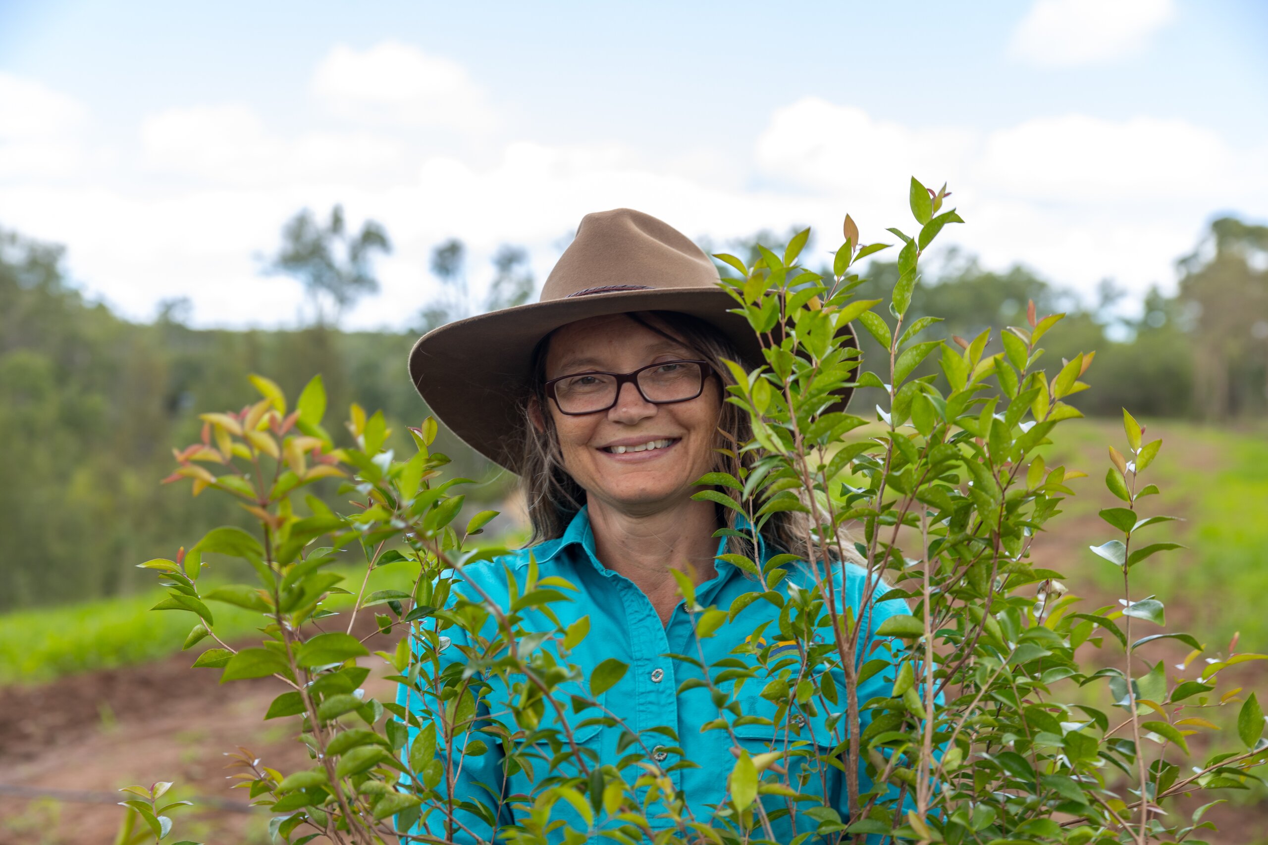 An FBA staff member working on ground