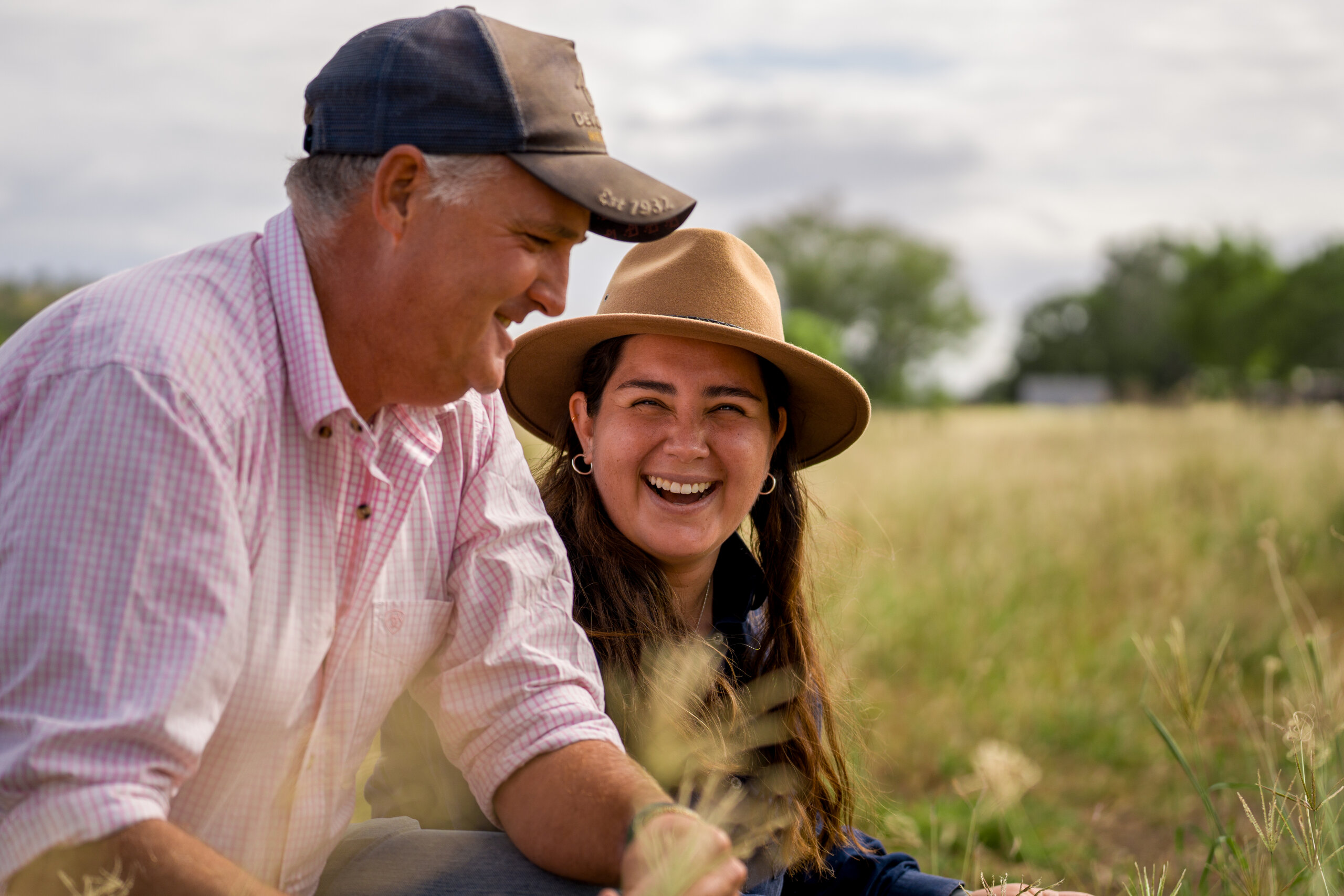 FBA staff member in conversation with a CQ land manager