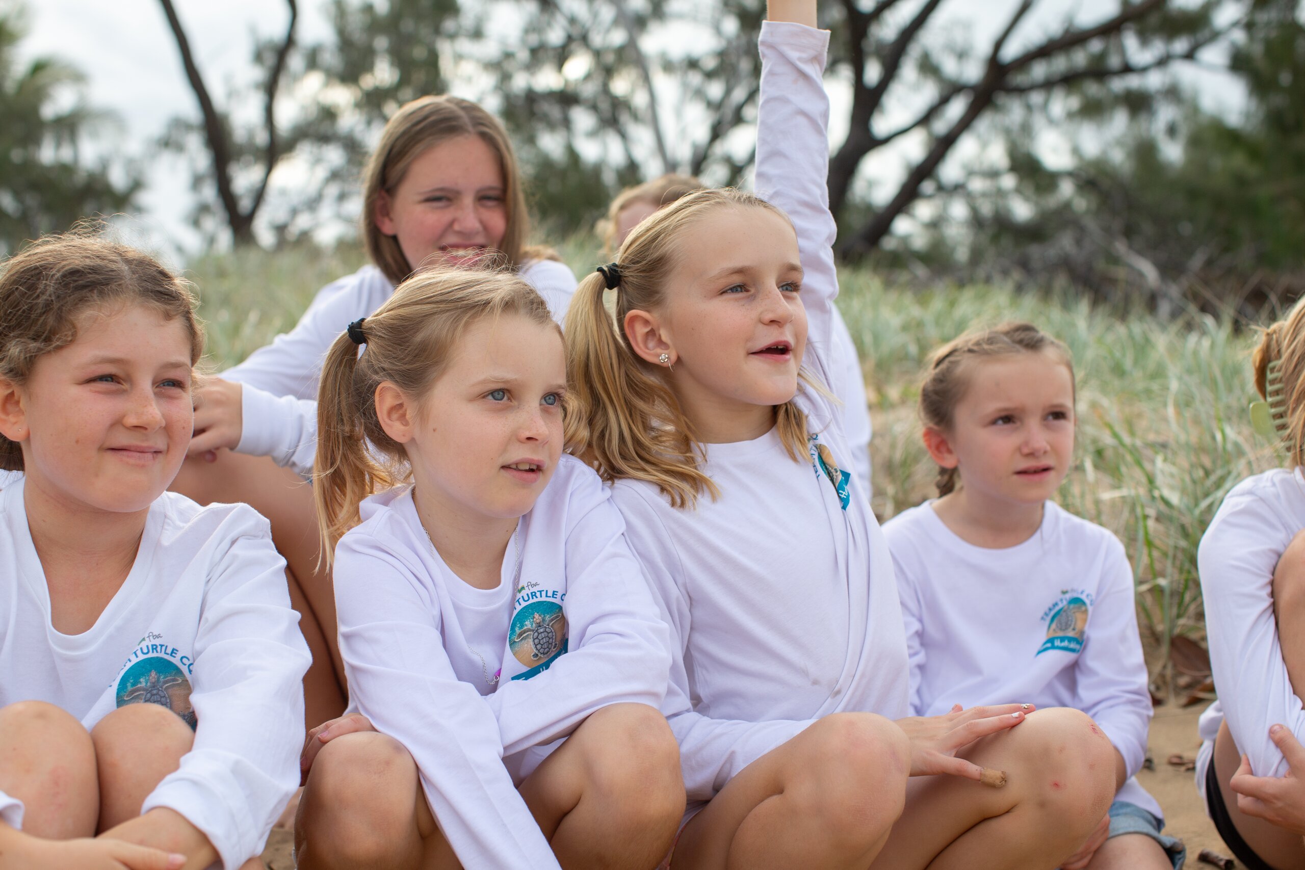 Children participating at a Team Turtle CQ event